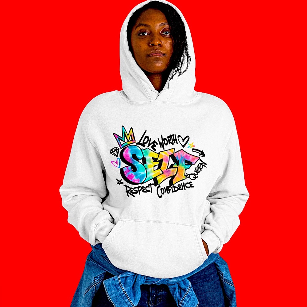 Custom Designed Self Love Clothing Hoodie